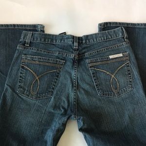 EUC Calvin Klein flare jeans denim size 8